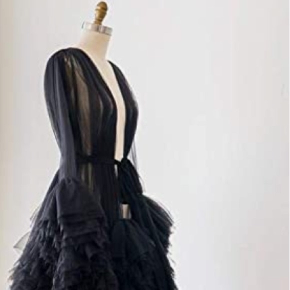 Tulle Puffy Robe - Picture 6 of 7